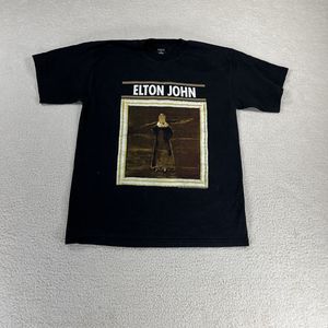 Vintage Elton John The Big Picture Tour 1997 Men Sz L Single Stitch Rock T Shirt